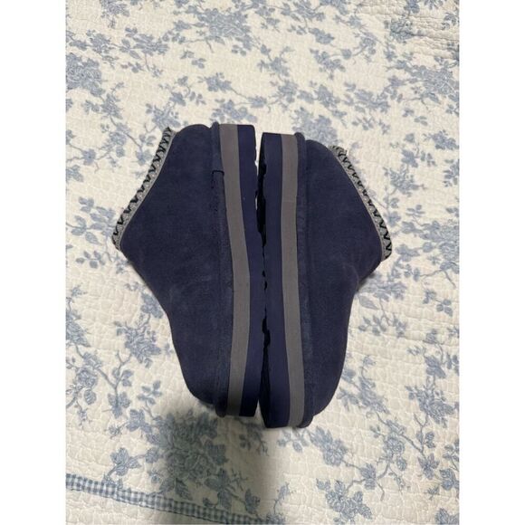 Bearpaw Lucille blue suede mule 7 - Picture 5 of 7